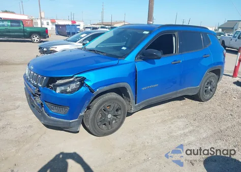 2018 Jeep Compass Sport Fwd from USA, damaged, VIN 3C4NJCAB0JT286103